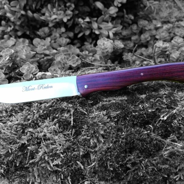 Couteau artisanal en bois de violette