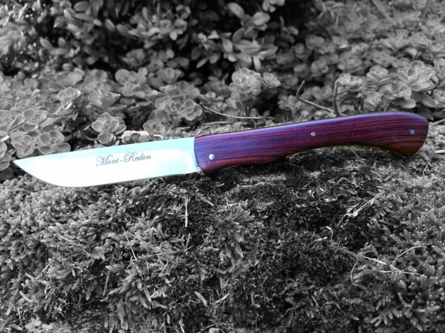 Couteau artisanal en bois de violette