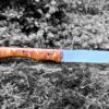 Couteau artisanal manche résine et corne stabilisée – Image 2