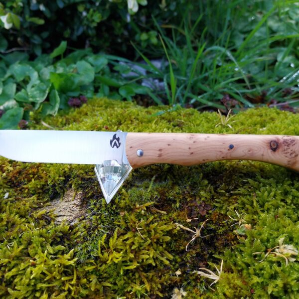 Couteau pliant en genévrier