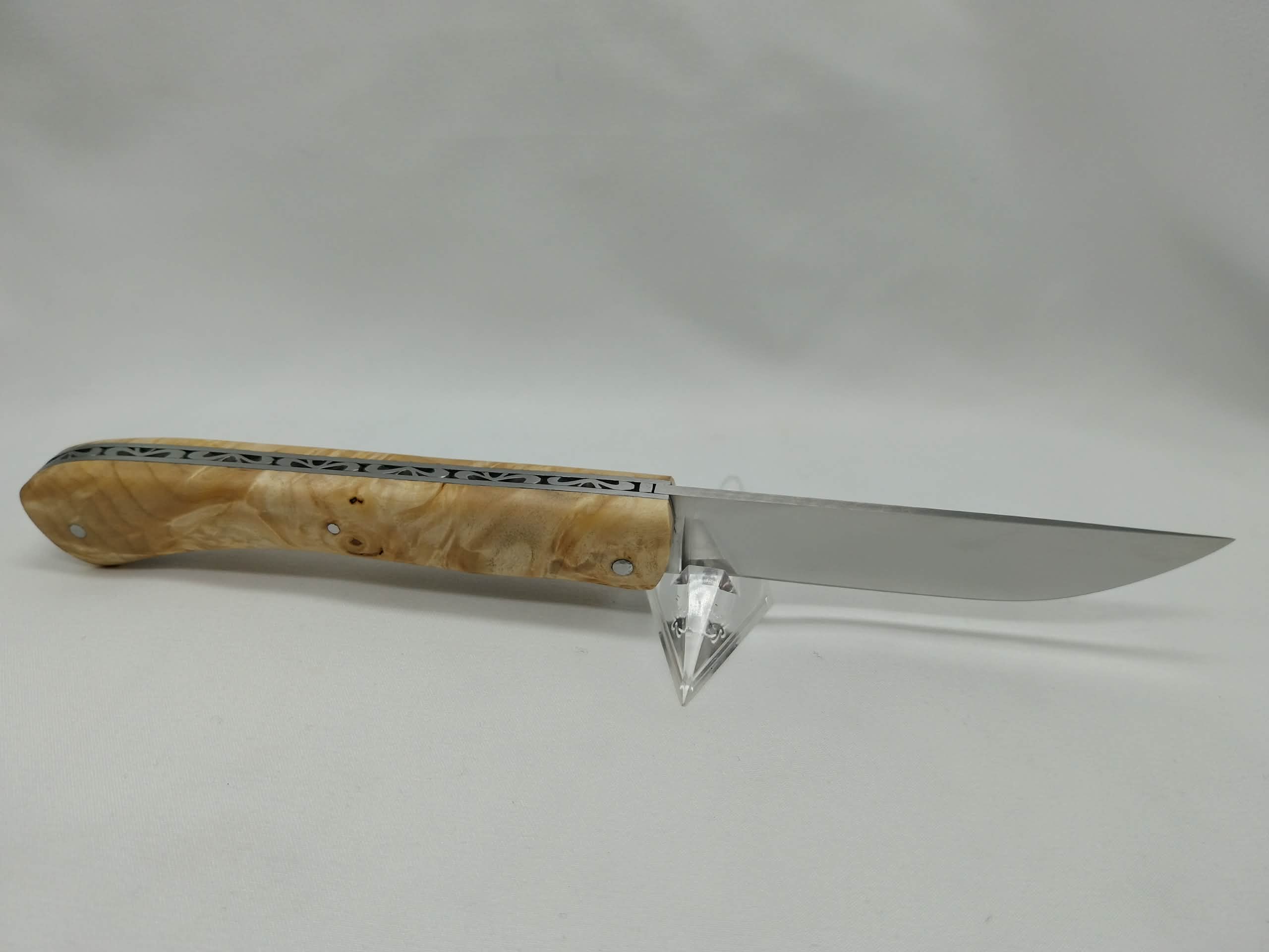 Couteau pliant loupe de frêne – Image 2