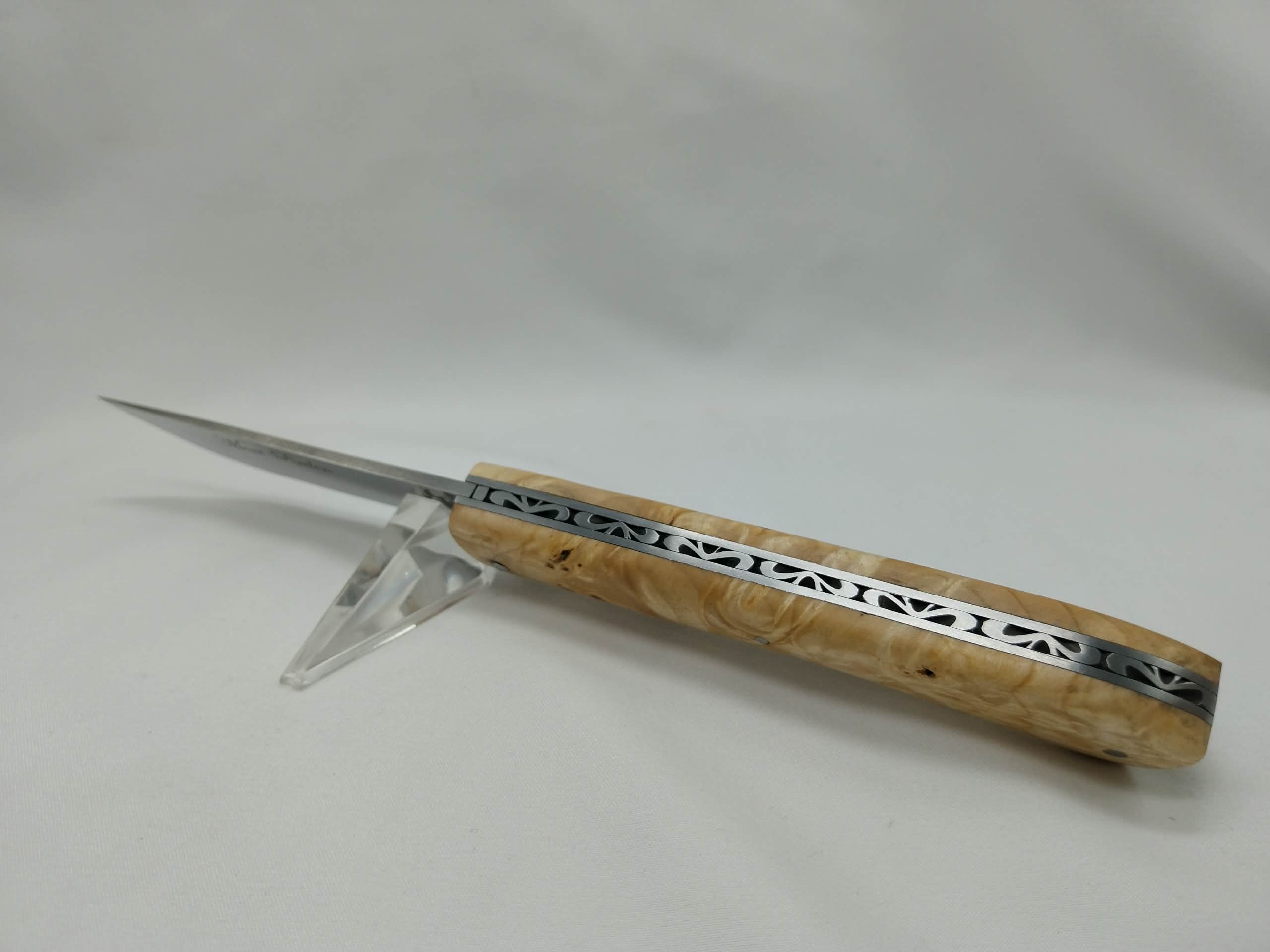 Couteau pliant loupe de frêne – Image 3