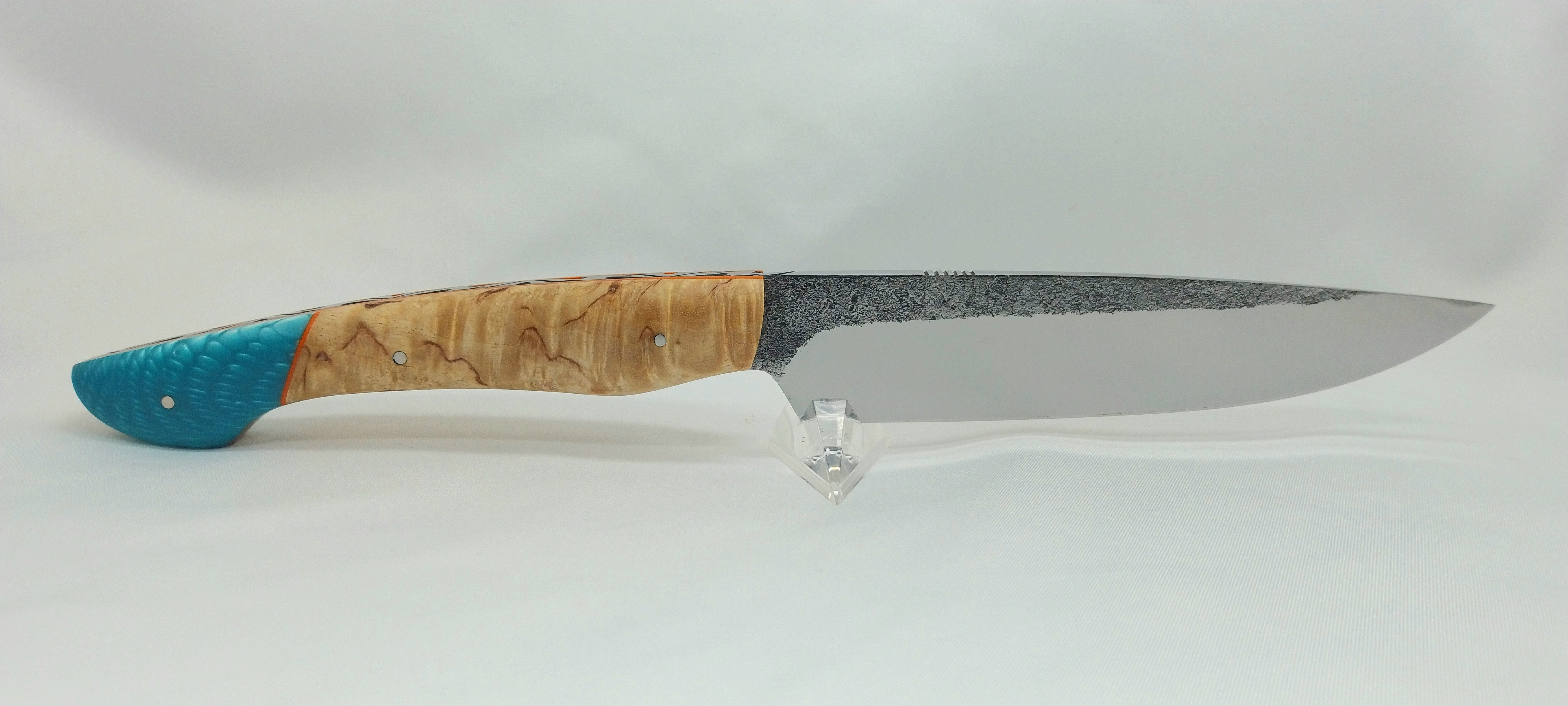 Couteau forgé en loupe de bouleau – Image 2