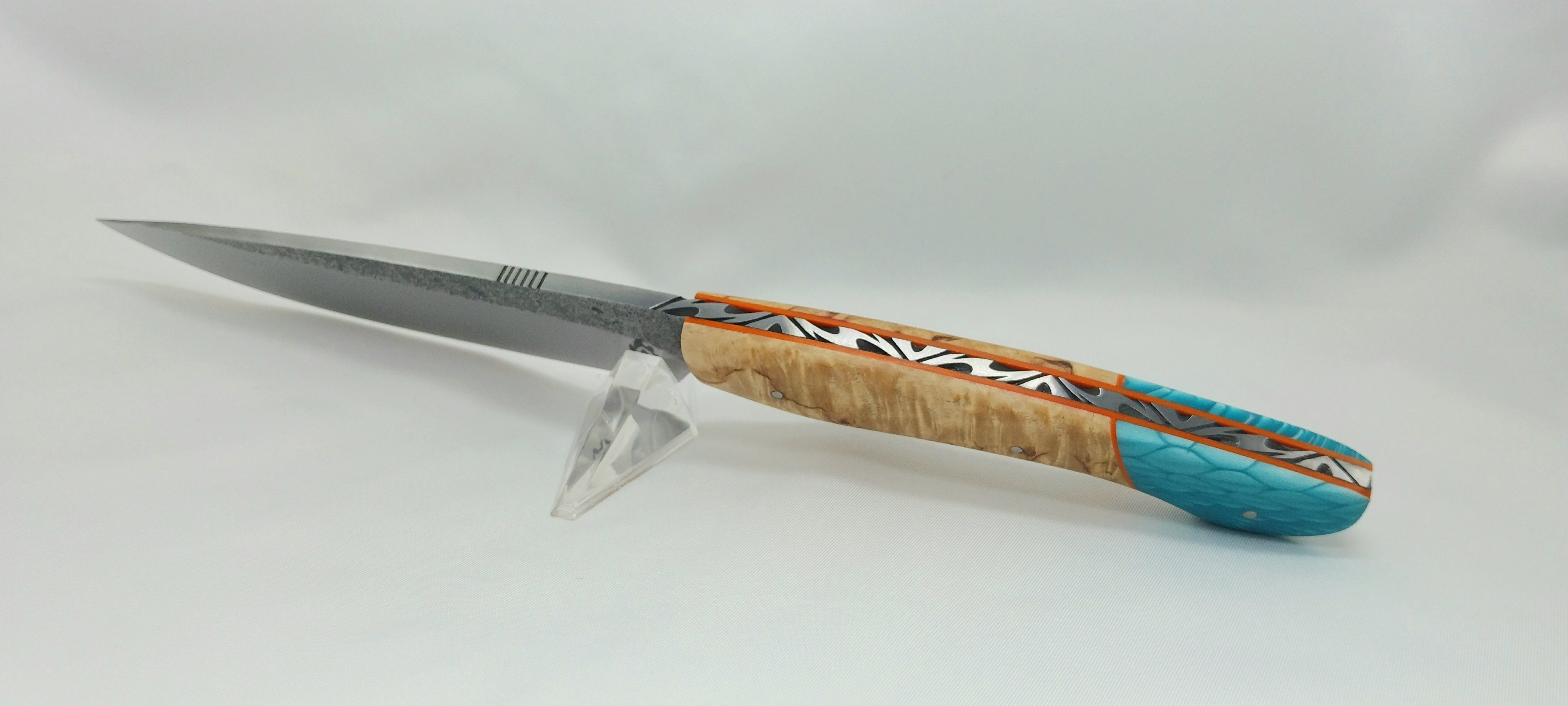 Couteau forgé en loupe de bouleau – Image 3